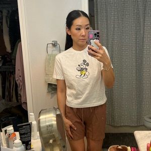 Disney Parks Mickey Mouse Cropped Tee
